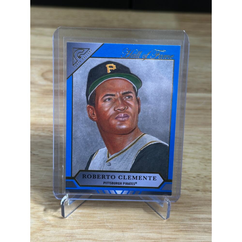 2020 Topps Gallery - Hall of Fame Gallery Roberto Clemente #HOFG-15 Blue /99